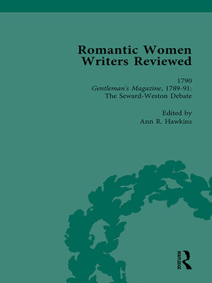 cover image of Romantic Women Writers Reviewed, Part I Vol 3